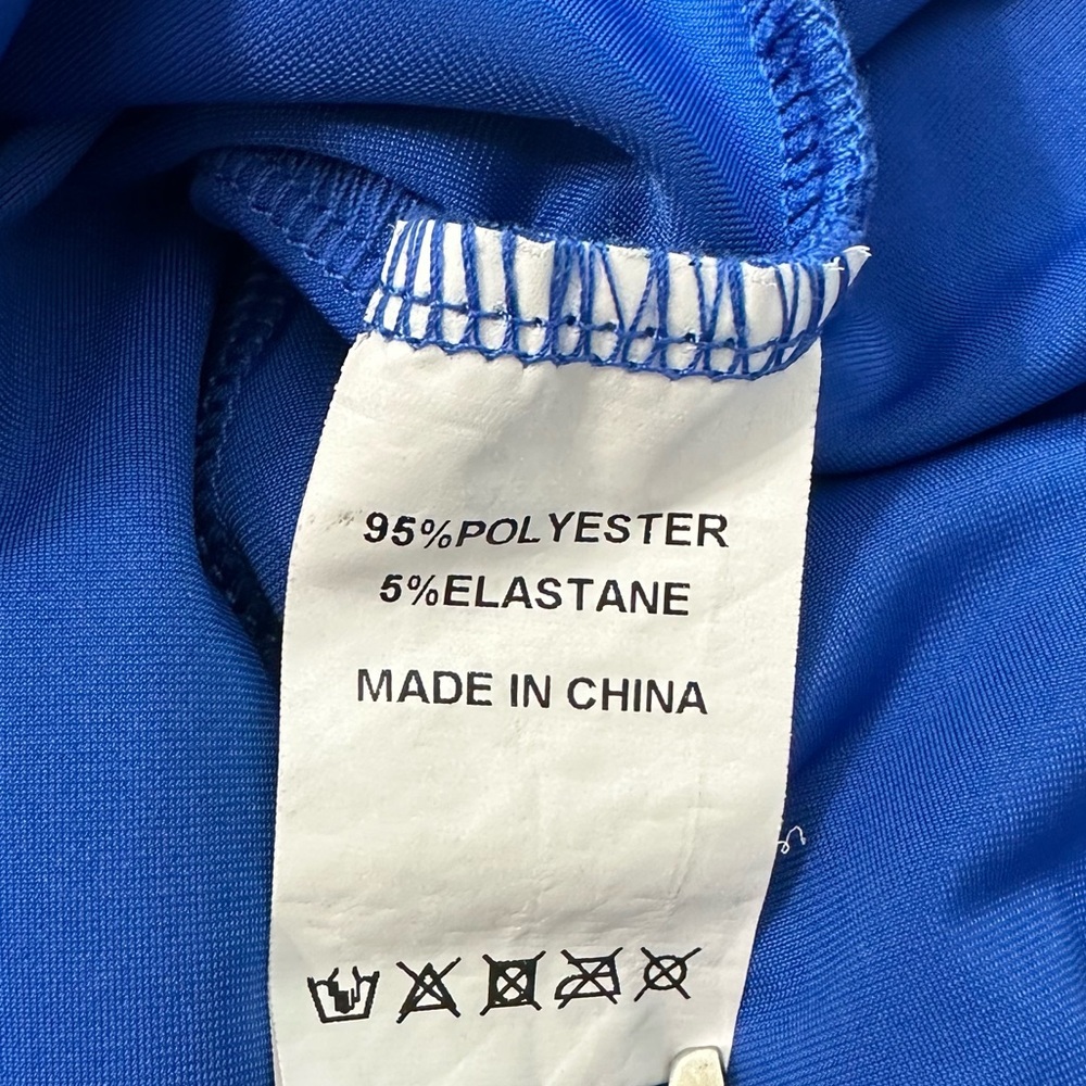 Royal Blue  Satin Maxi Gown with Plunge Neckline and Dolman Sleeves - Picture 14 of 16